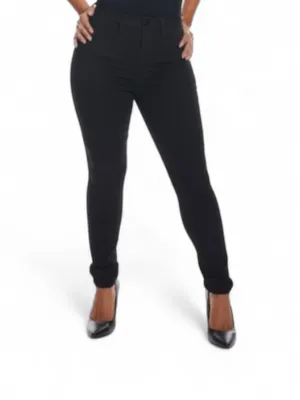 Women's Plain Jeans,Black Fashionable Design