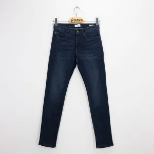 Women's Plain Mid Rise Denim Pant,Navy Gym Ready Evening Stroll