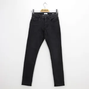 Women's Plain Mid Rise Jeans Pant,Black Wearable Piece Quick Outfit