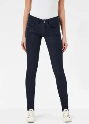 Women's Plain Skinny Jeans,Navy Clean Aesthetic