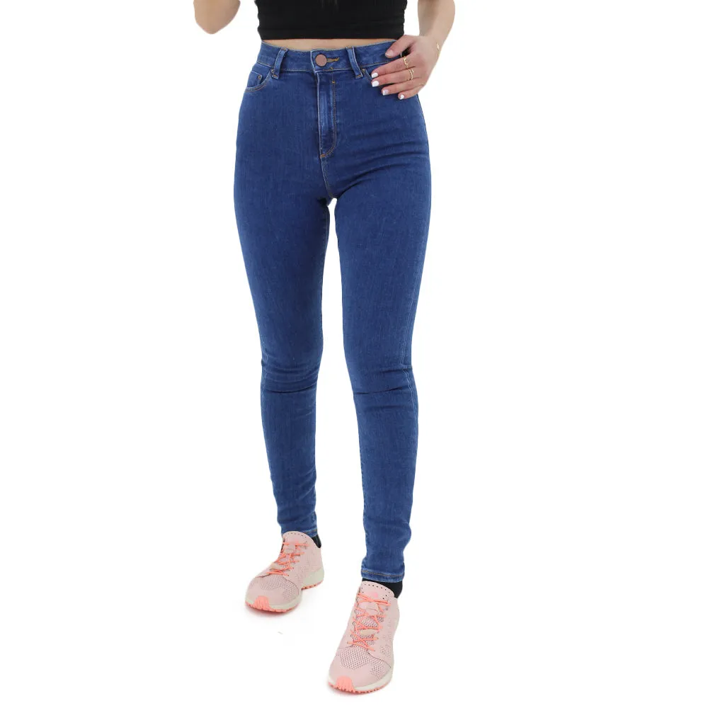 Women's Plain Stretchy Jeans,Blue Resilient material Neutral Vibrant Chill Outfit
