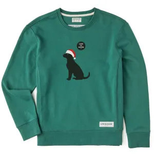 Soft Touch Fabric Fresh Bold Women's Santa Dog Simply True Crew