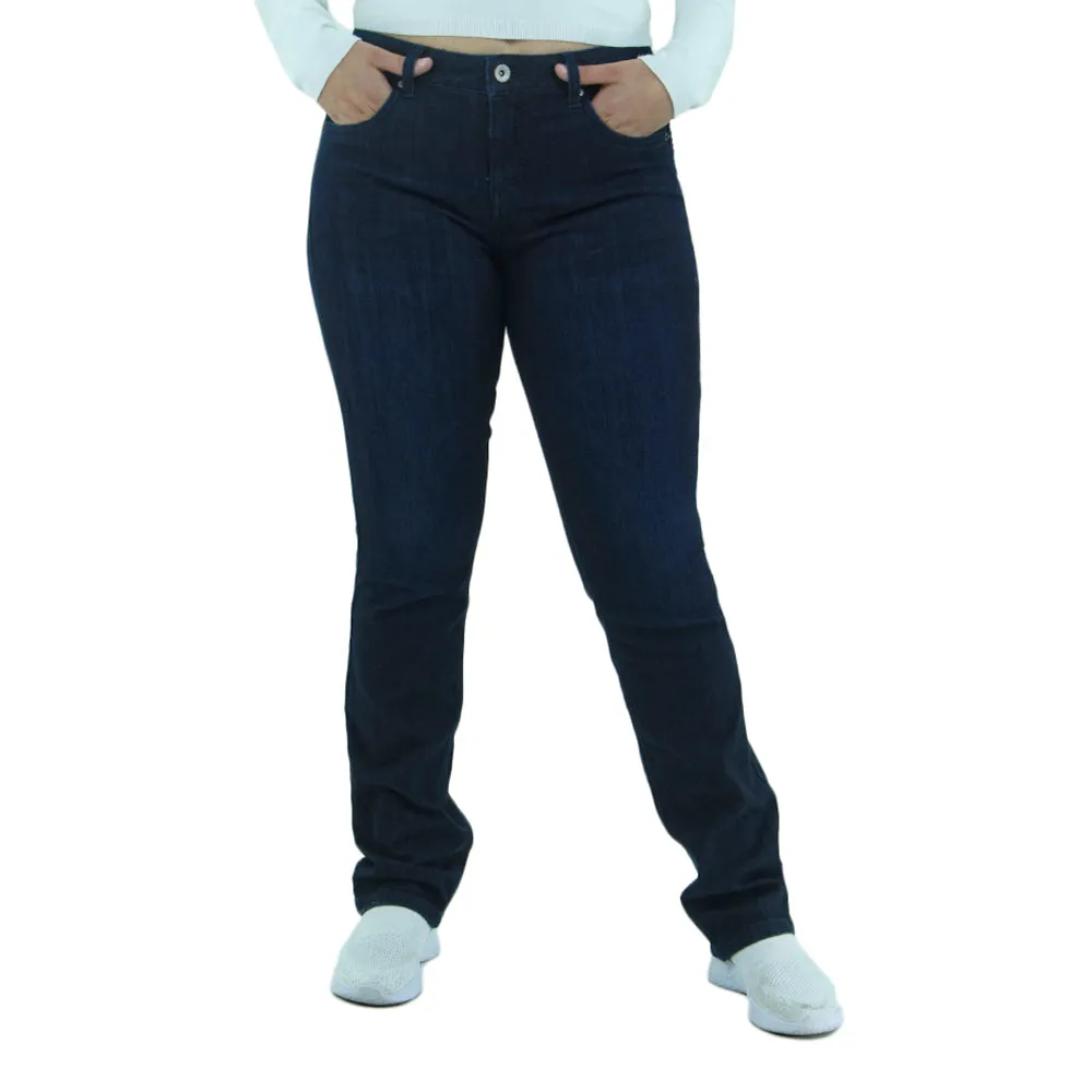 Women's Straight Fit Jeans,Navy clean look Street Vibe