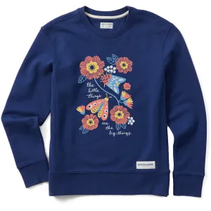 product lace femininity product label information Women's The Little Things Moths Simply True Crew