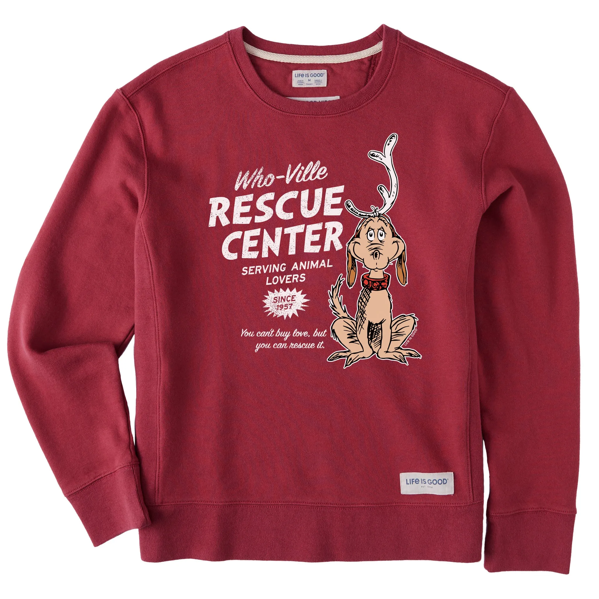 Women's WhoVille Rescue Center In Color Simply True Crew Timeless Chic product inventory