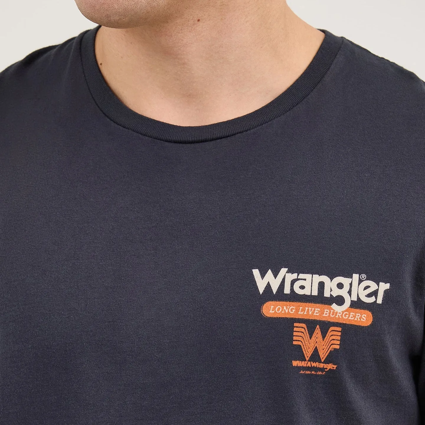 Comfy Apparel Airflow Ventilation Wrangler? x Whataburger? Cowboy Burgers Black T-Shirt