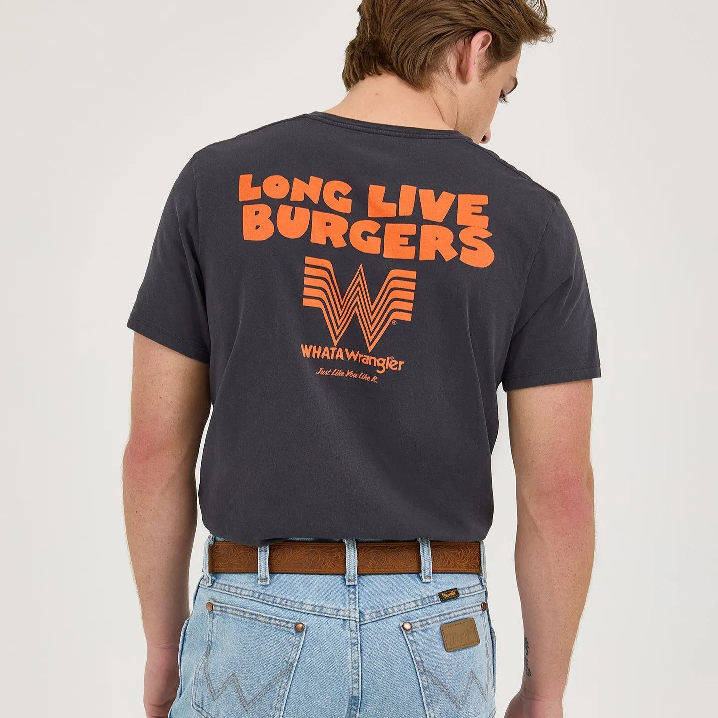 Easy Layering Comfortable All Day Wear Wrangler? x Whataburger? Long Live Burgers T-Shirt