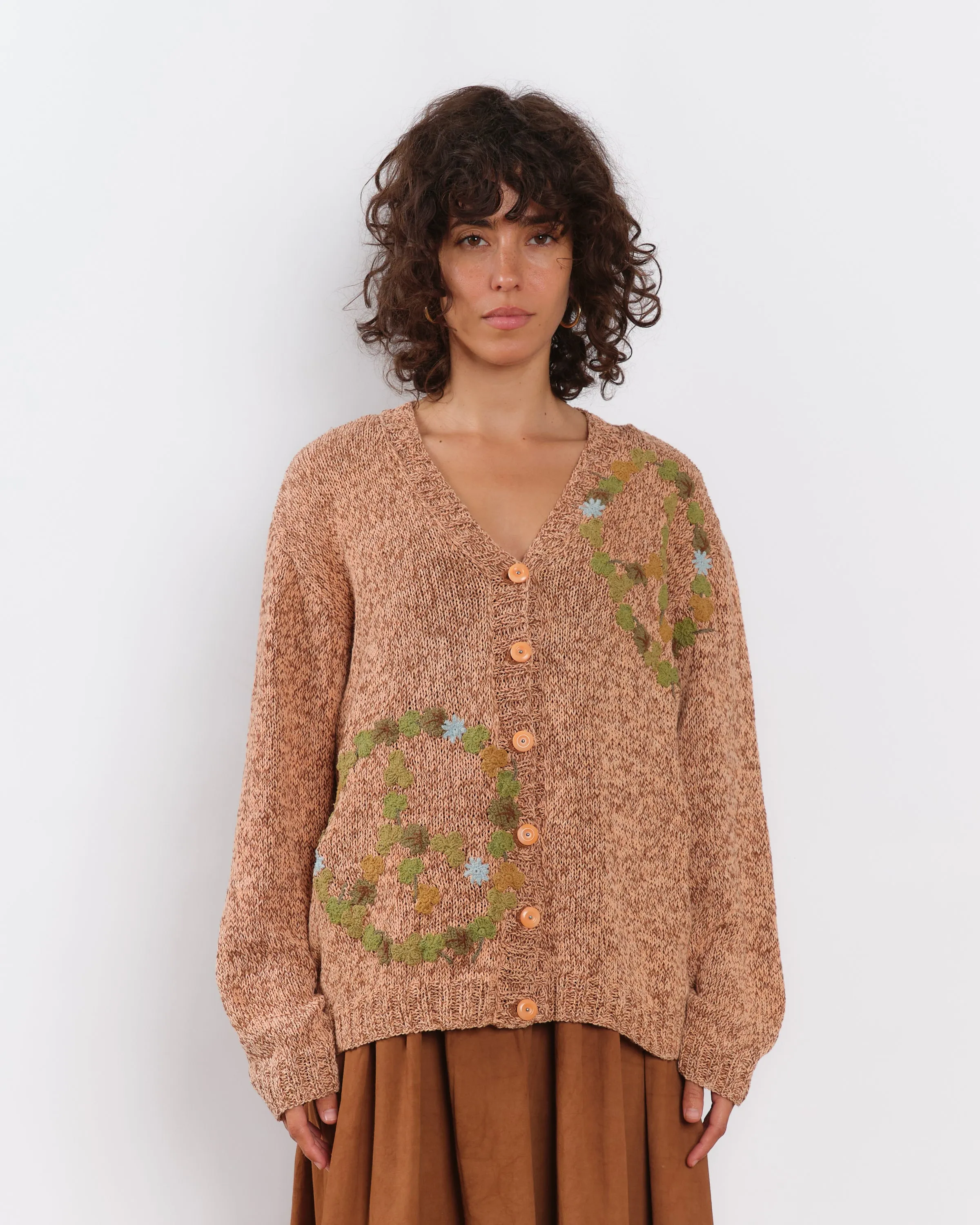 Weekend Ready Twinsun Knit Cardigan - Pink Peace