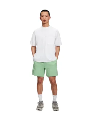 Men's Plain Short,Light Green Adjustable drawstring