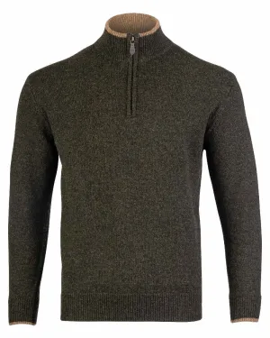 Tagless Design Jack Pyke Ashcombe Lambswool Zip Knit Pullover