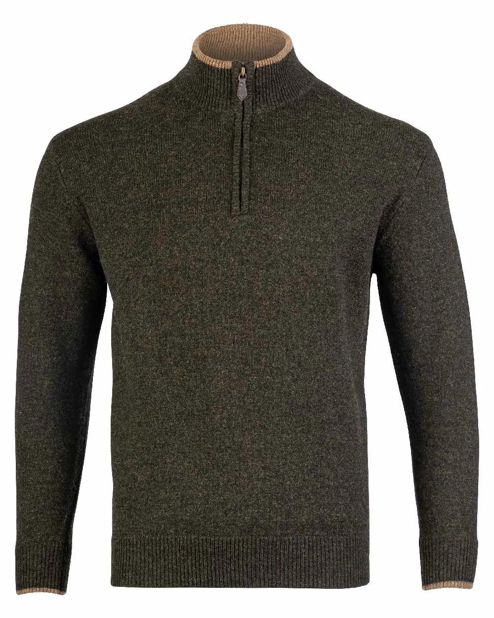 CompressiveFitFabric Jack Pyke Ashcombe Lambswool Zip Knit Pullover
