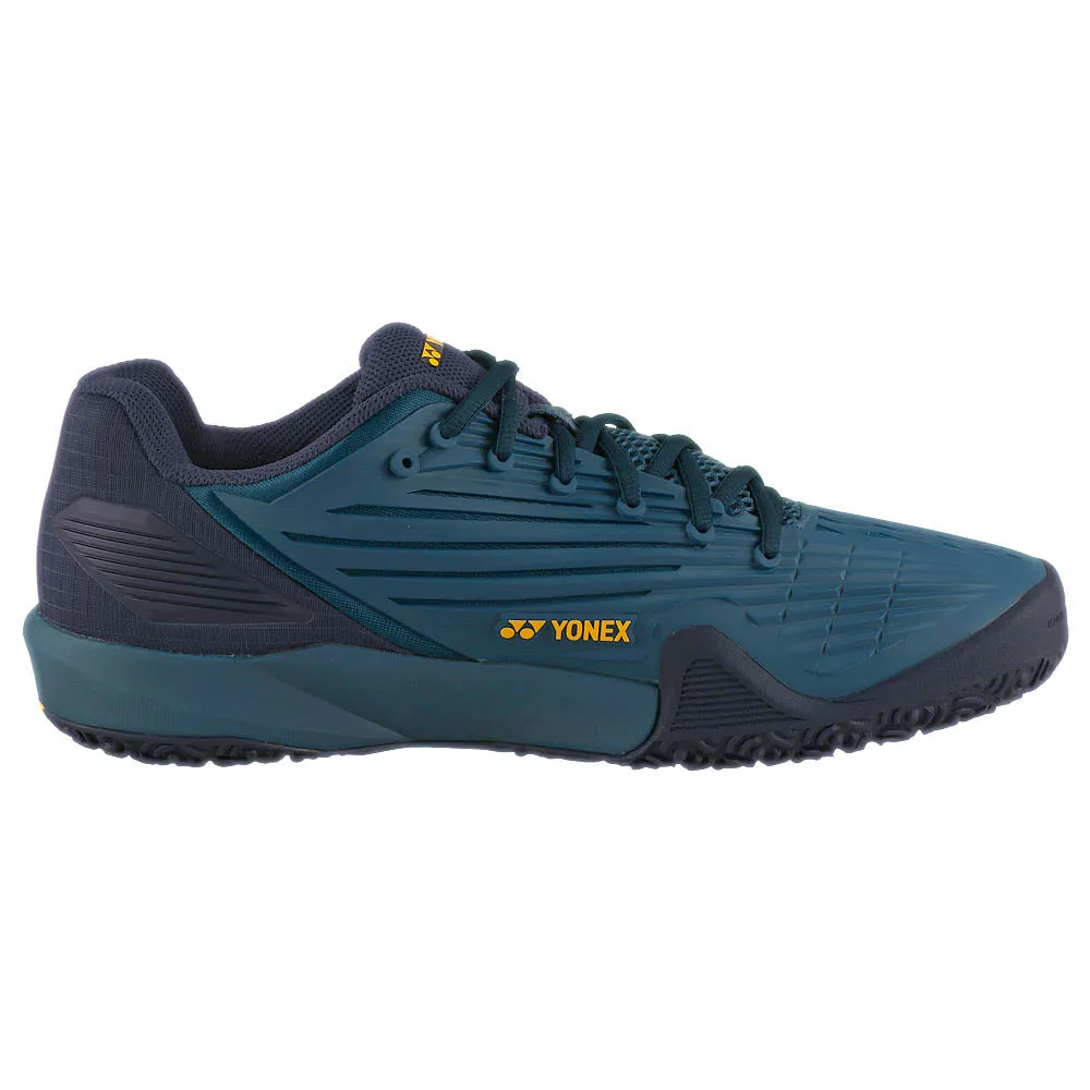 Lace Up Ankle Collar Padding Yonex Men's Eclipsion 5 - Clay - Ink Blue