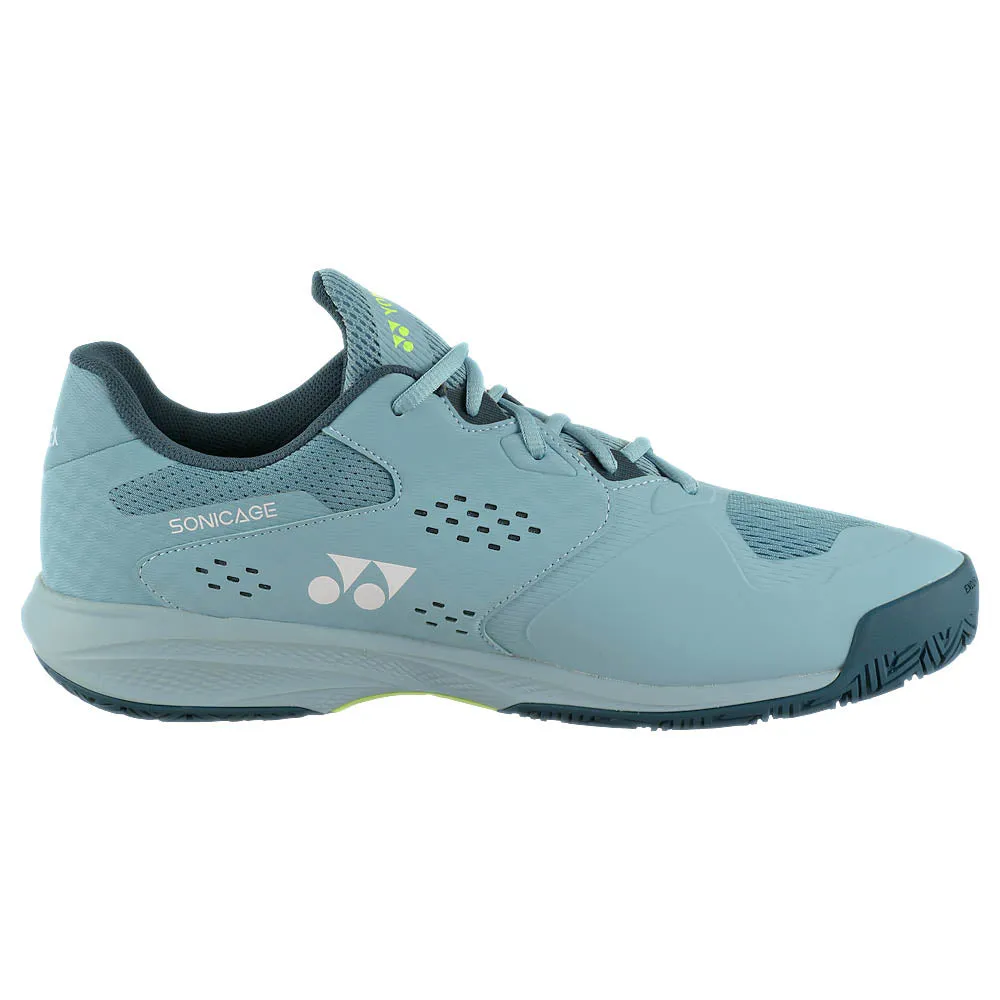 Yonex Men's Sonicage - Wide - Grayish Blue Narrow Fit Hyperbolic Collar Padding