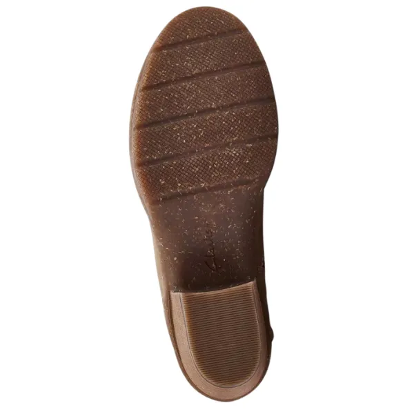 Clarks Women's Kastela Lo Pebble Leather Rubber Sole Weekend Wear